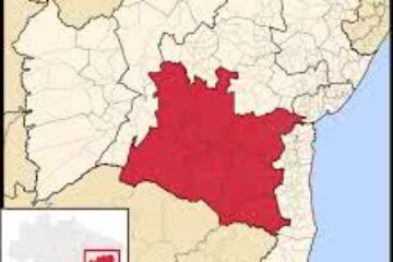 Mapa da microrregião de Guanambi.