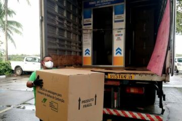 Equipamentos doados pelo Governo da Bahia. Foto: reprodução.