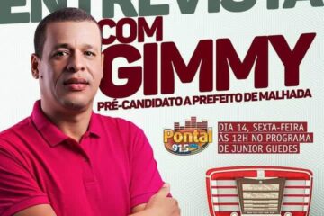 Gimmy Ramos será entrevistado no dia 14 de agosto, na Rádio Pontal FM. Divulgação.