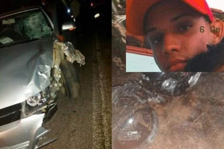 Rian Cardoso Cruz ficou gravemente ferido após colidir com um carro na rodovia.