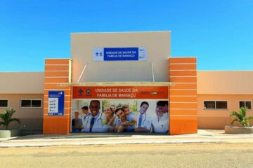 Unidade de saúde inaugurada em Maniaçu. Foto: ASCOM.