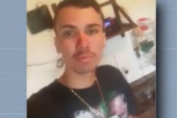 Aílson Silva Souza foi preso suspeito de sequestrar ex-namorada de 13 anos na cidade de Caetanos — Foto: Reprodução / TV Sudoeste