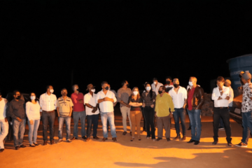 Ivana participa de lançamento da pré-candidatura de Nelsão à prefeitura de Rio do Antônio. Foto: ASCOM.