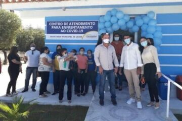 Carinhanha inaugura Centro Atendimento à Covid-19. Foto: Reprodução Alerta Bahia.