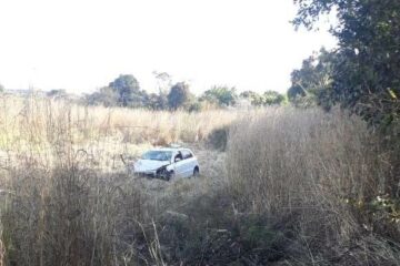 Acidente na BR-030 em Caetité, na tarde de quinta-feira (3). Foto: RAT.