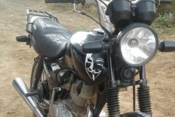 Moto desaparece após condutor sofrer acidente em Carinhanha. Foto: divulgação.