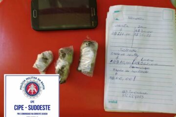 Drogas apreendidas em Sebastião Laranjeiras. Foto: Cipe/Sudoeste.