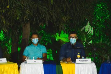 Vice-prefeito Bia e Reinaldo Góes. Foto: divulgação.