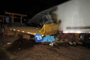 Acidente deixa duas pessoas mortas em Luís Eduardo Magalhães. Foto: reprodução Blog do Braga.