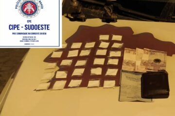 Drogas apreendida em Urandi. Foto: Cipe/Sudoeste.