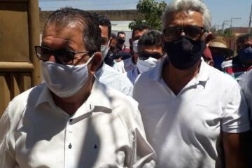 Chapa oficializada na tarde de sábado (12), em Carinhanha. Piau e Paulo.