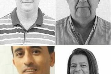 Candidatos: Léo, Piau, Vilson e Chica. reprodução.