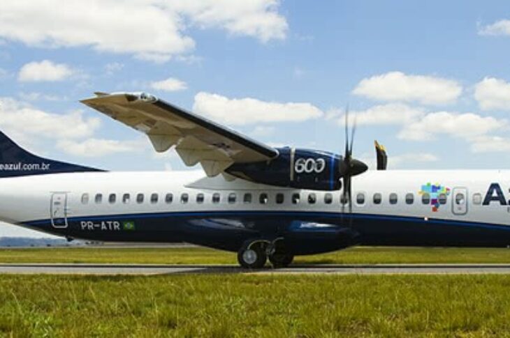 Aeronave da Azul. Foto: divulgação.