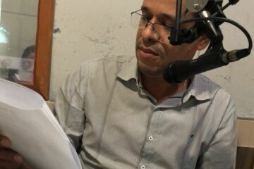 Entrevista com o prefeito de Malhada, Gimmy. Foto: ASCOM.