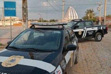 Presos transferido na segunda-feira (27), em santa Maria da Vitória. Foto: PC.