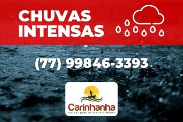 Contato da Defesa Civil de Carinhanha. Imagem: divulgação Prefeitura.