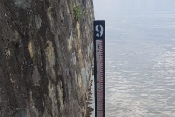 Nível do Rio São Francisco. Foto: Raimundo Magalhães.