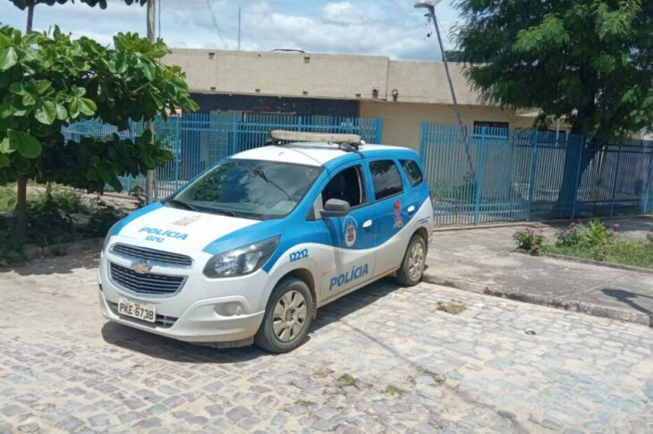 Viatura da Polícia de Carinhanha. Foto:PC.