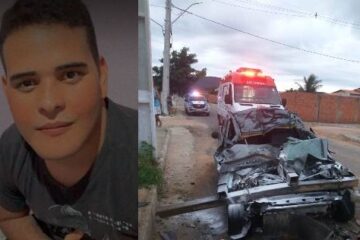 Ítalo morreu após colidir o carro contra um caminhão estacionado. Foto:PM.
