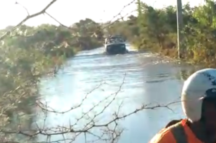 Estrada Malhada/Canabrava. Foto: reprodução rede social.