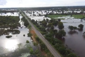 Imagem da BR-030 em Julião. Foto: Rubens Donato.