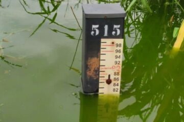 Nível da barragem de Ceraíma. Foto: reprodução Codevasf.