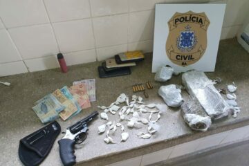 Material apreendido na operação em Brumado. Foto: PC