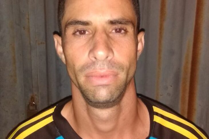 Danilo foi preso pela Polícia Militar. Foto: PM.