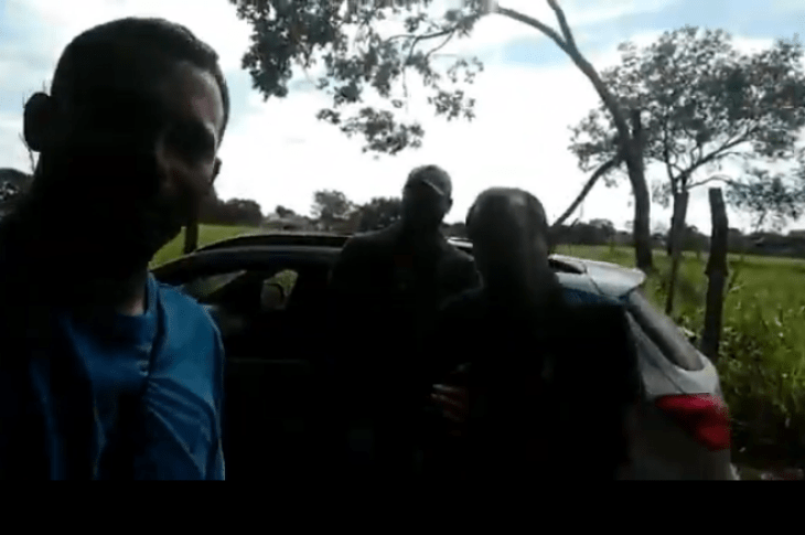 Vereador e prefeito. Reprodução rede social.