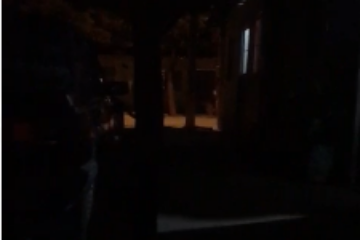 Escuridão na Rua C, em Carinhanha. Foto:reprodução moradores.