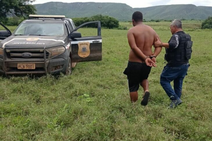 Acusado de estuprar a própria prima é preso em Riacho de Santana. Foto: PC.