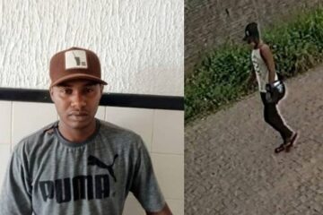 Prisão da dupla suspeita de cometer vários furtos e receptação. Foto: PM.