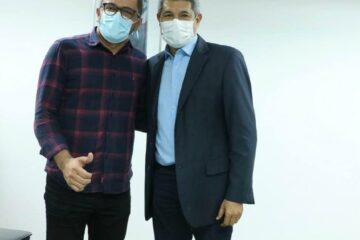 Reinalldo Góes e Jerônimo Rodrigues. Foto: Reinalddo Góes.