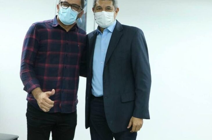 Reinalldo Góes e Jerônimo Rodrigues. Foto: Reinalddo Góes.