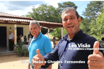 Charles Fernandes e Léo Visão. Foto: reprodução.