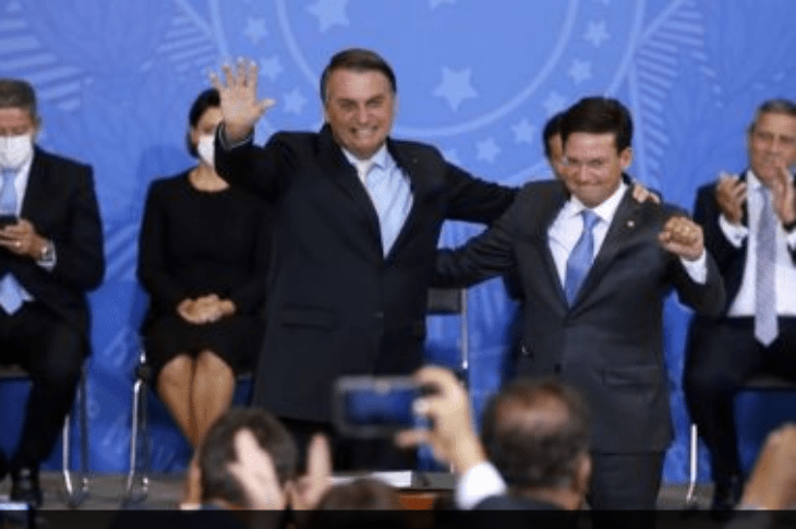 Bolsonaro confirma candidatura de Roma ao governo da Bahia. Foto: reprodução GovBR.