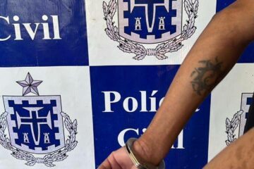 Acusado de homicídio em Goiás é preso. Foto: PC.