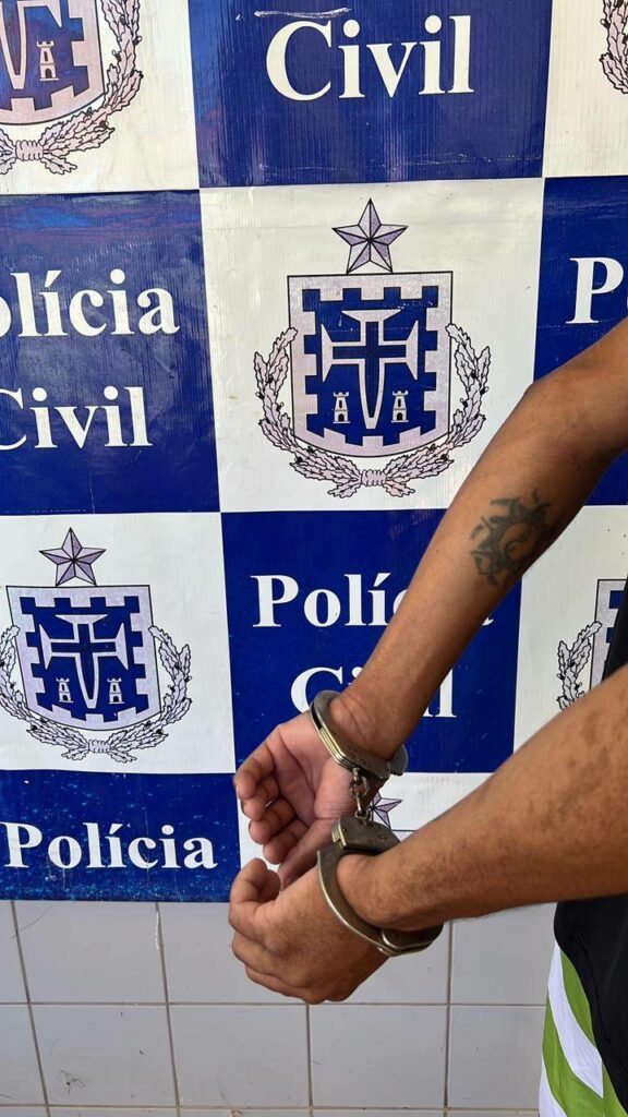Acusado de homicídio em Goiás é preso. Foto: PC.