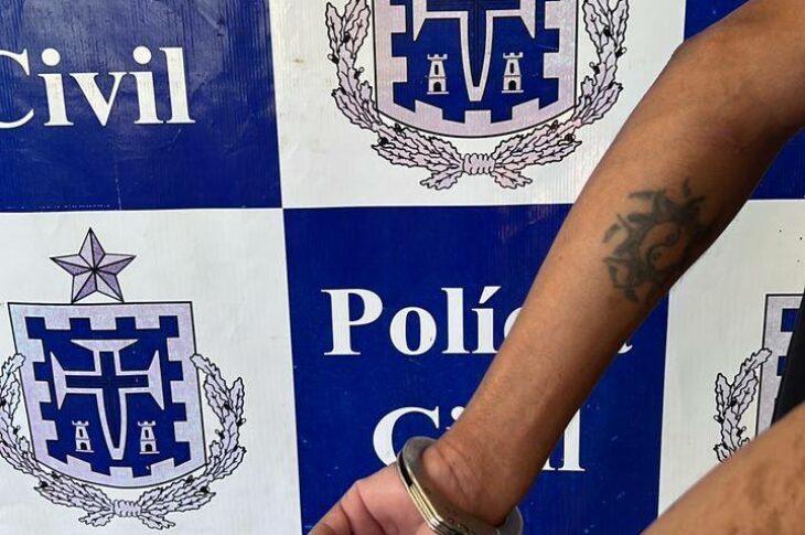 Acusado de homicídio em Goiás é preso. Foto: PC.