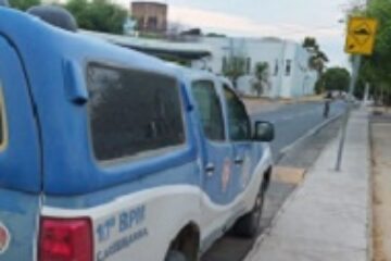 Viatura da PM de Carinhanha. Foto: PM.