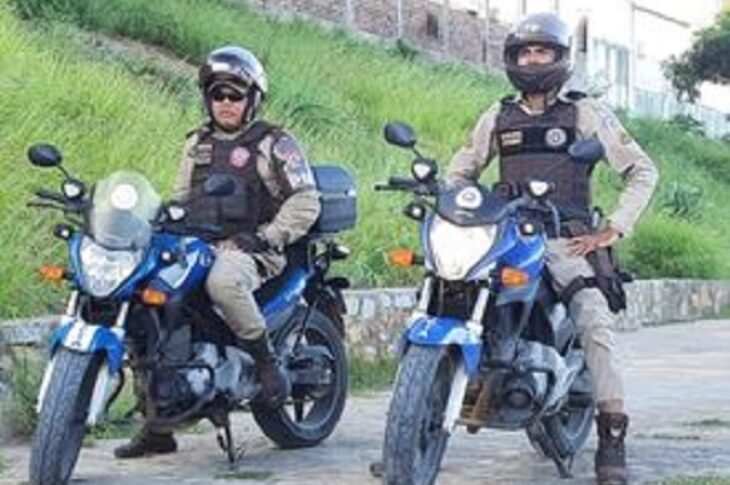 3ª CIA recebe 2 motocicletas para reforçar o policiamento. Foto: PM.
