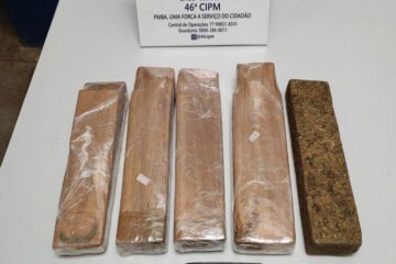 Drogas apreendidas em Brumado. Foto: 46ª CIPM.