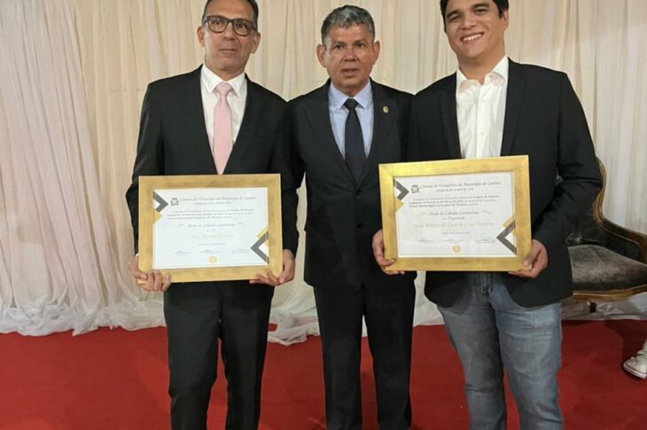 Alex, Nem de Dácio e Vitor Bonfim. Foto: Nem de Dácio.