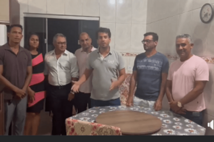 Manuel Rocha se reúne com ex-prefeito e vereadores. Foto: Assessoria do pré-candidato.