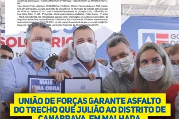 Governo publica aviso de licitação para o asfaltamento da BR-342 entre Julião e Canabrava. Foto: reprodução Ivana Bastos