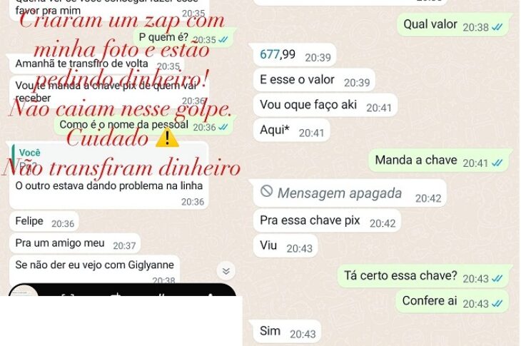 Estelionatário usa nome de advogado para tentar aplicar golpe. Foto: reprodução