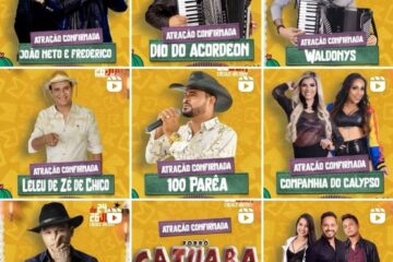 Programação do São João de Caculé. Foto: reprodução prefeitura