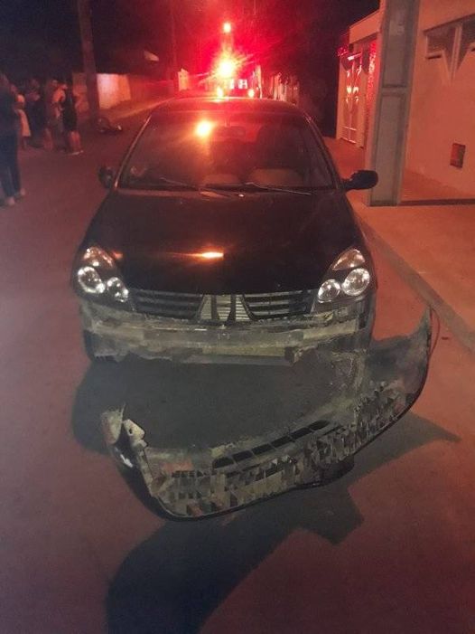 Colisão entre moto e carro é registrada em Guanambi. Foto: Smtran