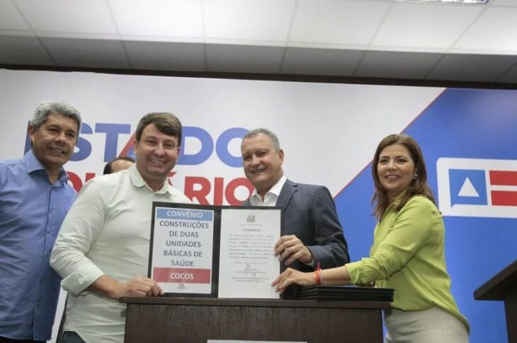 Prefeito Marcelo e Rui Costa. Foto: ASCOM