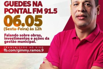 Prefeito de Malhada concede entrevista à Rádio Pontal FM. Reprodução ascom
